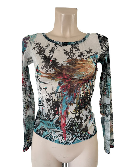 Save the Queen shirt lange mouw XS
