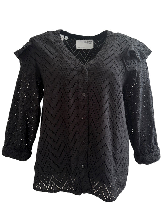 Selected Femme shirt lange mouw M