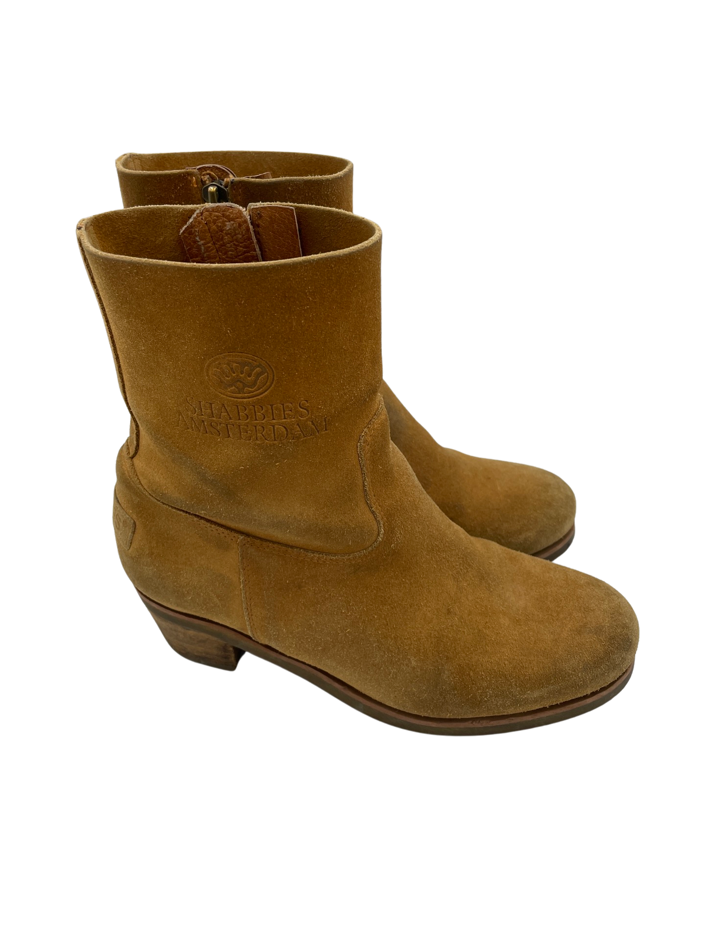 Shabbies enkellaarzen 38