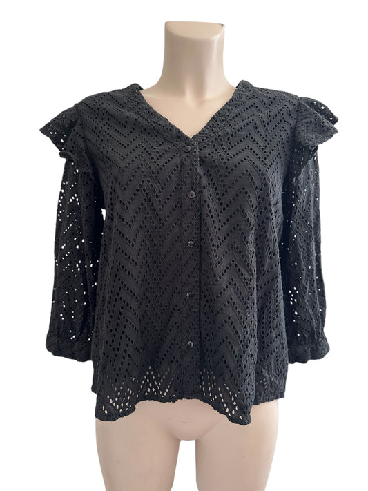 Selected Femme shirt lange mouw M