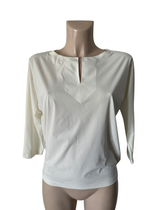 Zenggi shirt lange mouw travel wit XS