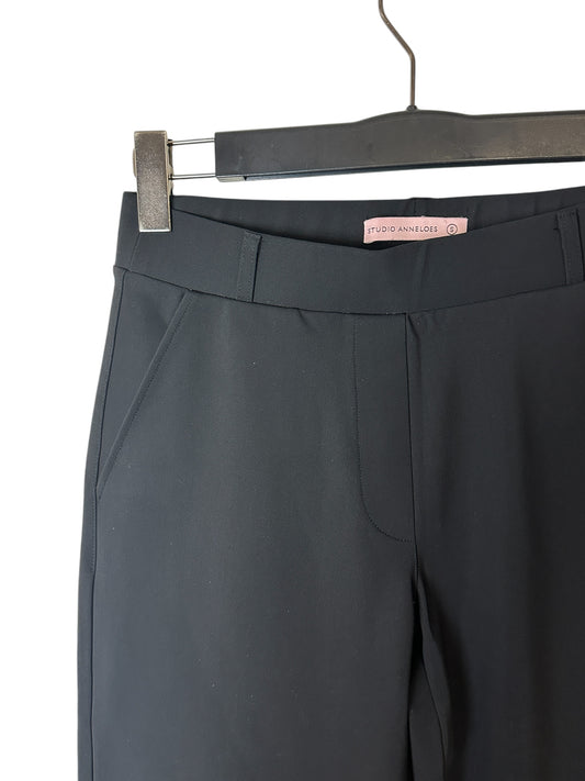 Studio Anneloes broek zwart bonded flared S