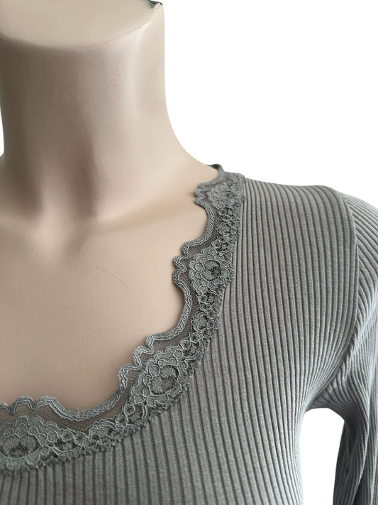 Rosemunde shirt lange mouw S