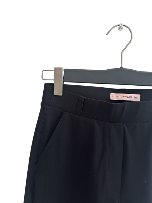 Studio Anneloes broek zwart bonded flared S