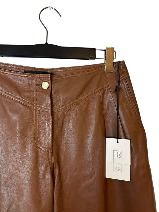 Studio Ar Arma broek leer bruin L