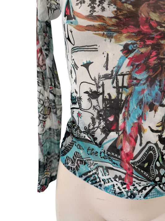 Save the Queen shirt lange mouw XS