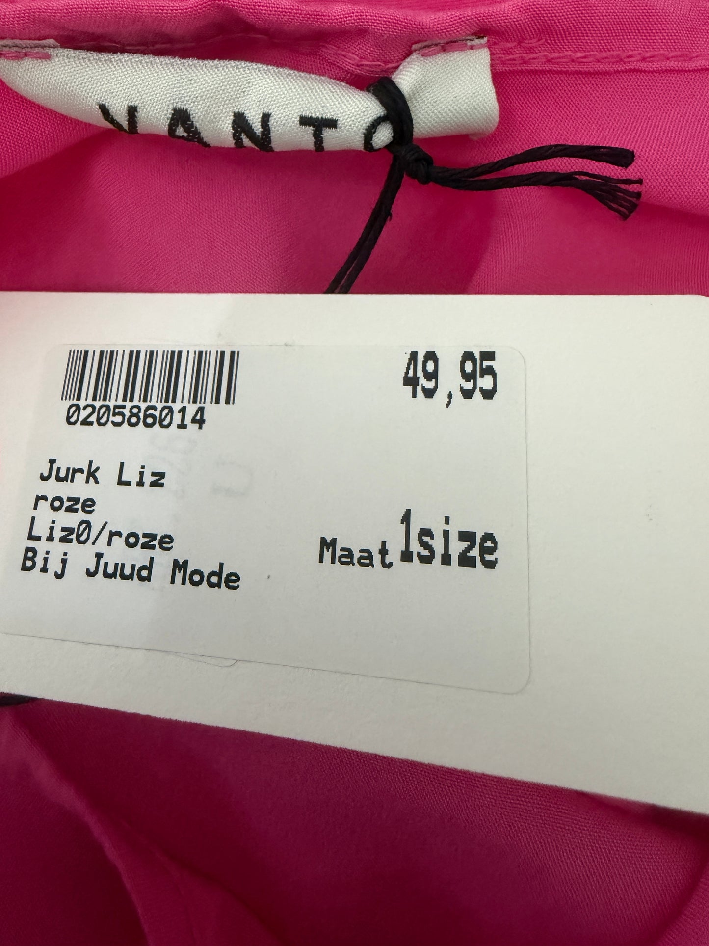 Vanto jurk NIEUW One Size