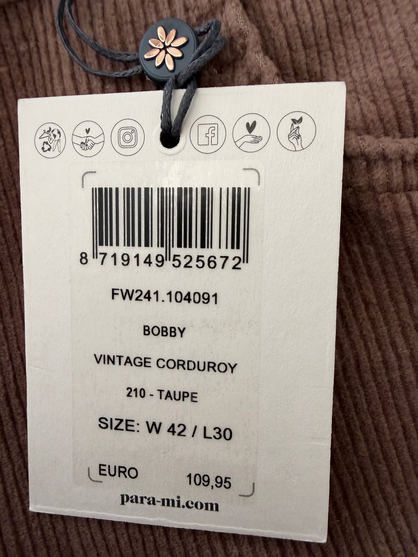 Para Mi broek NIEUW XL