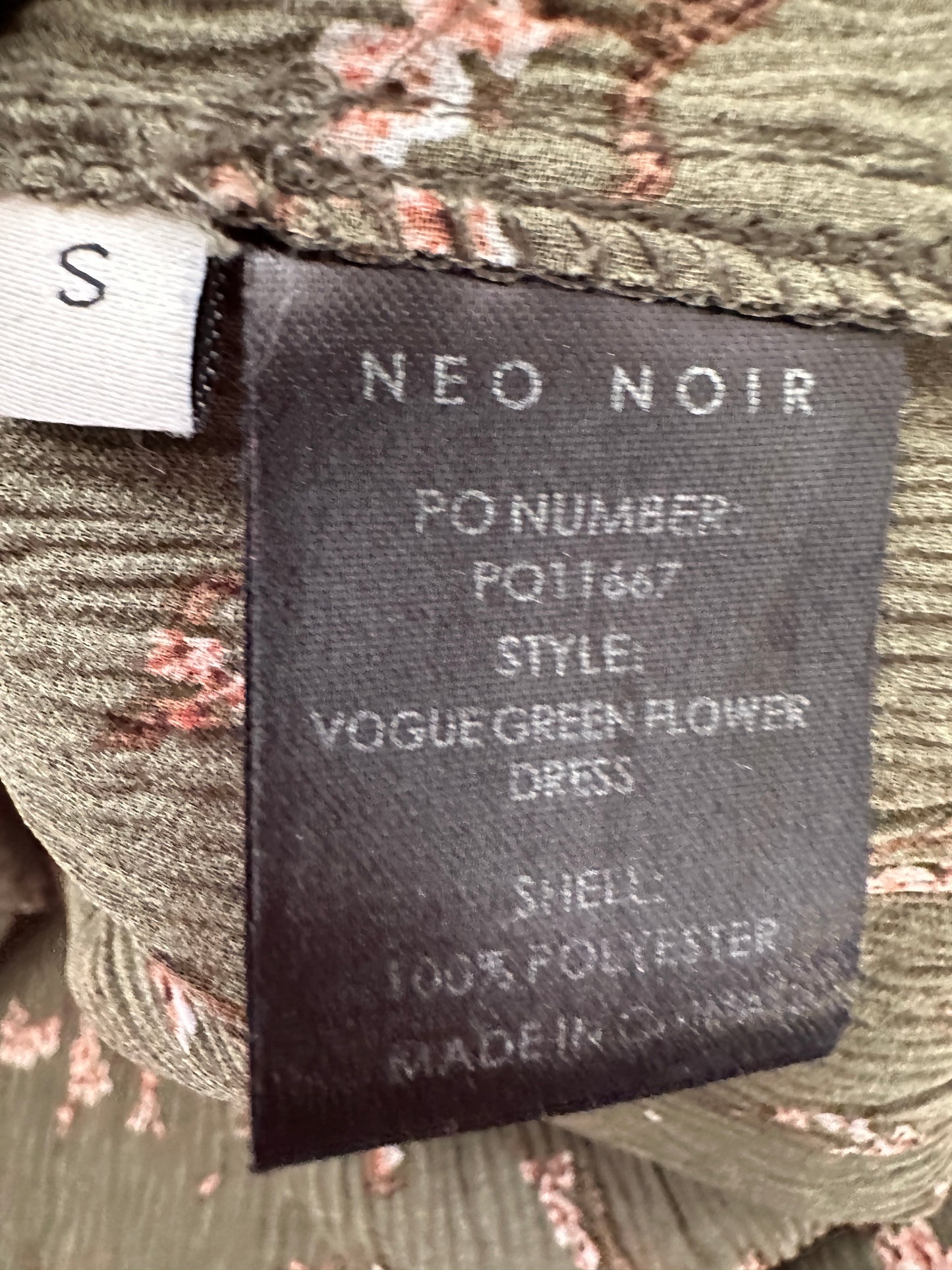 Neo Noir jurk S