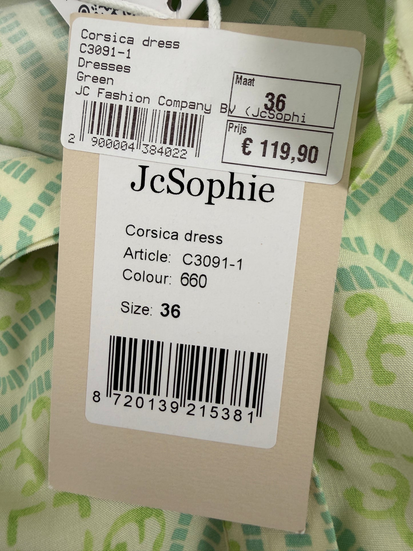 JcSophie jurk NIEUW S