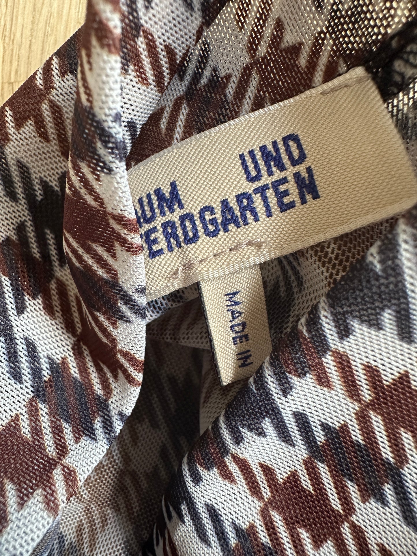 Baum und Pferdgarten Hemd Langarm L