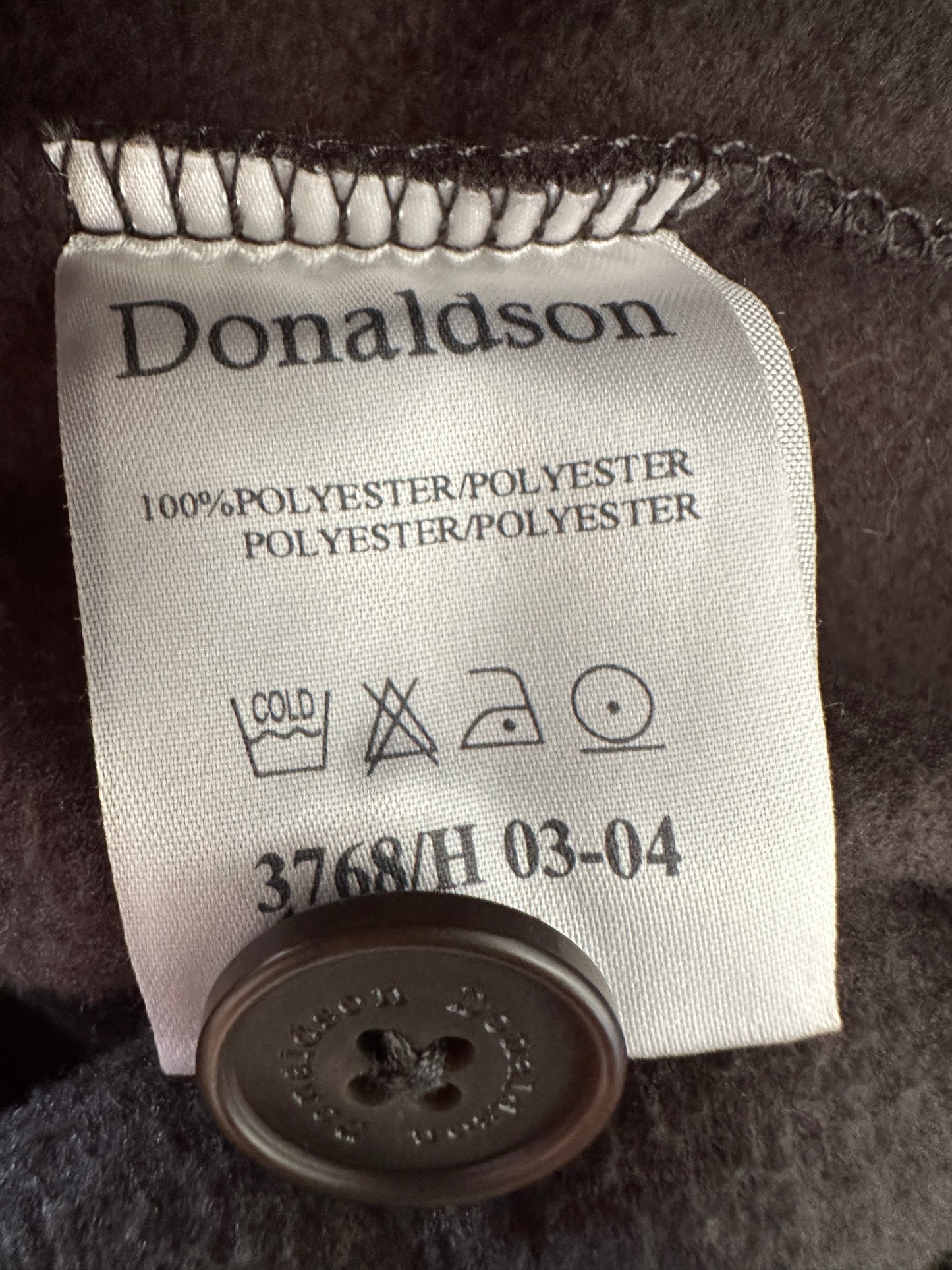 Donaldson vest XL