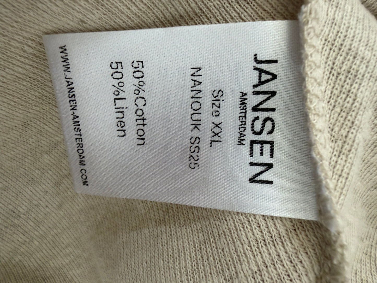 Jansen Amsterdam shirt NIEUW XXL