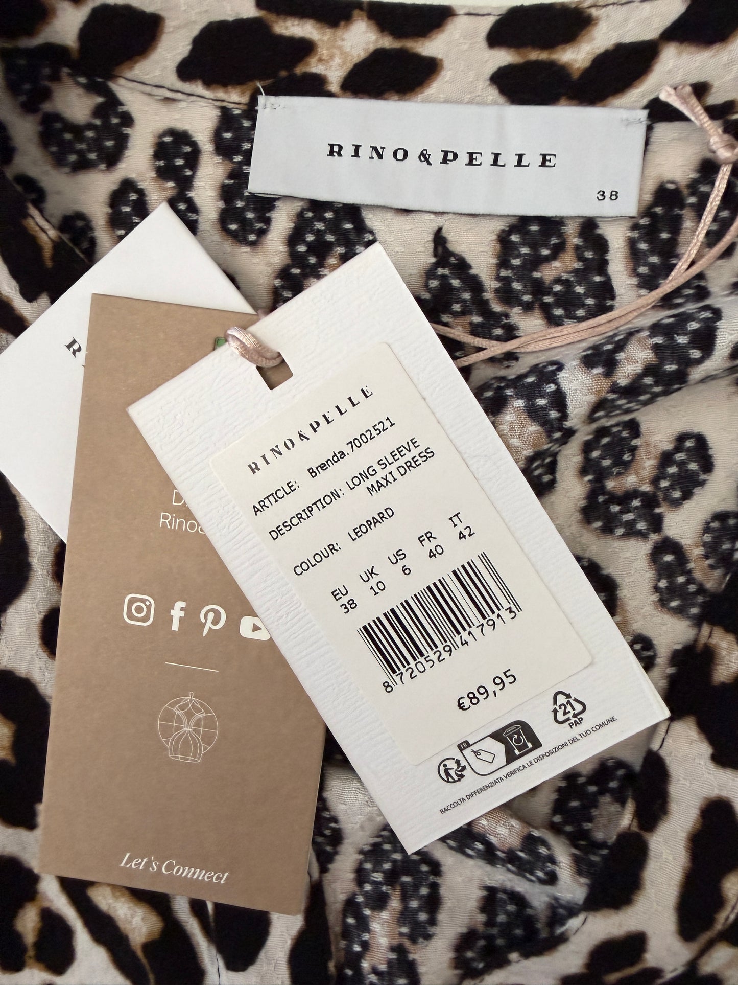 Rino & Pelle maxi jurk NIEUW M