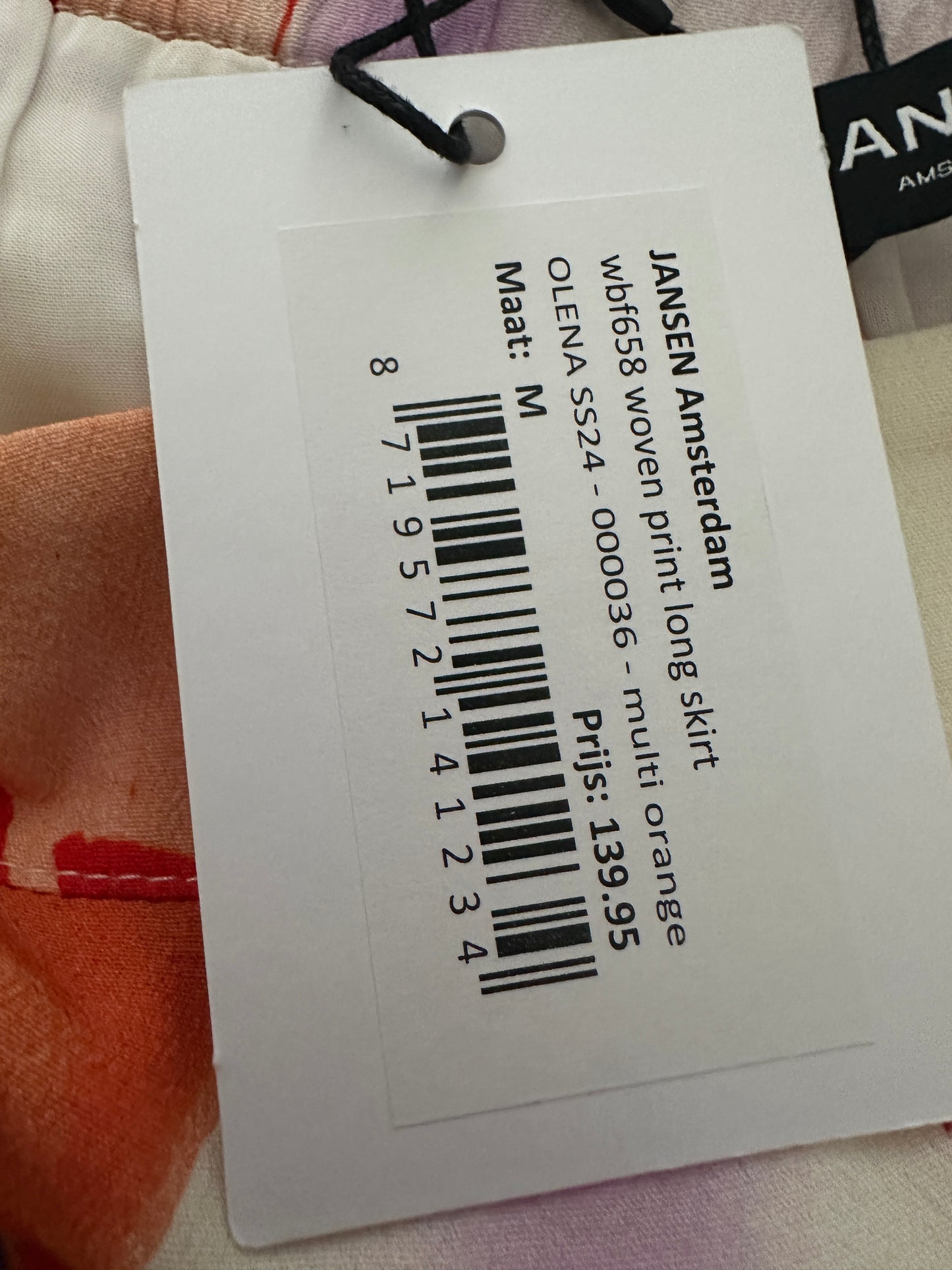 Jansen Amsterdam maxi rok NIEUW (meerdere maten)