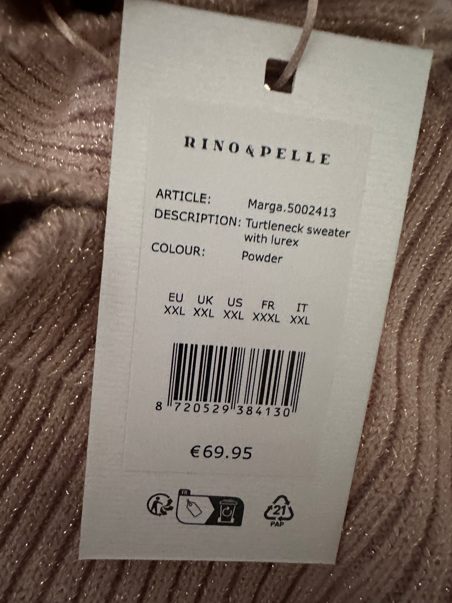 Rino & Pelle trui NIEUW XL