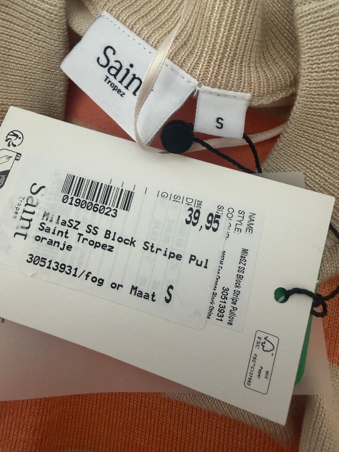 Saint Tropez shirt NIEUW S