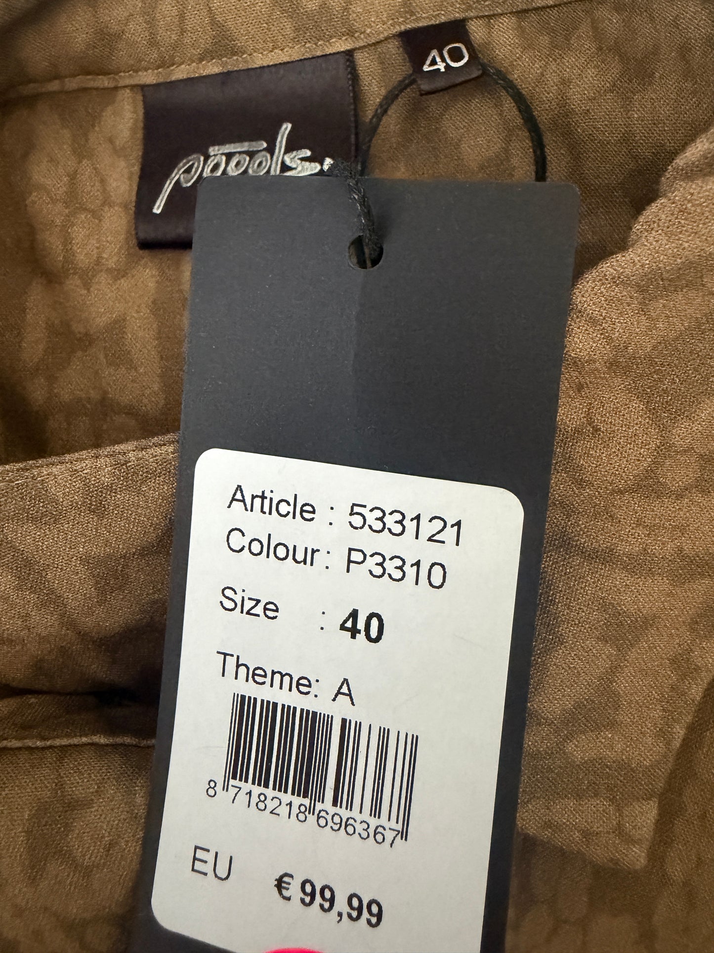 Poools blouse NIEUW L