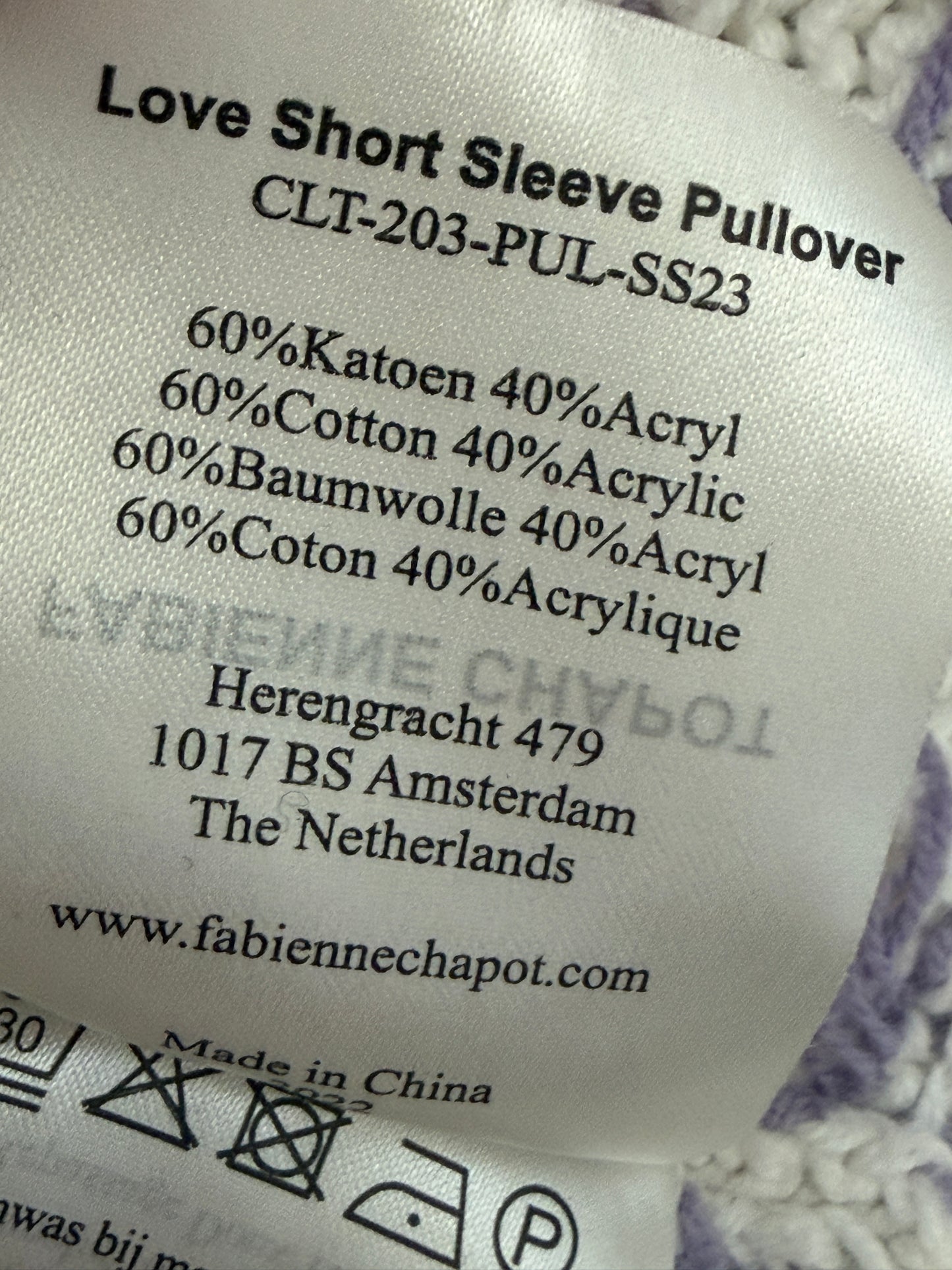 Fabienne Chapot trui S