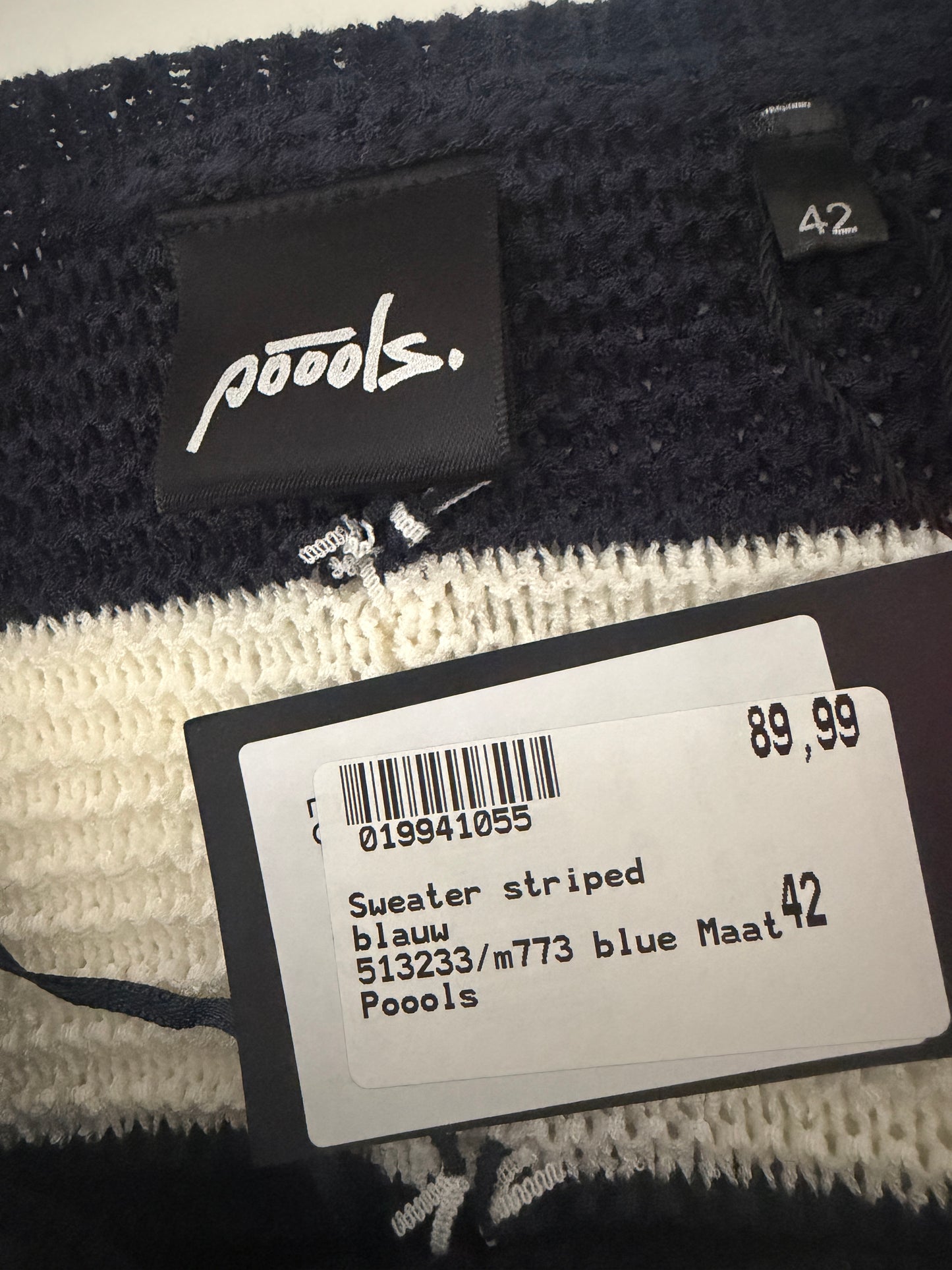Poools trui NIEUW XL