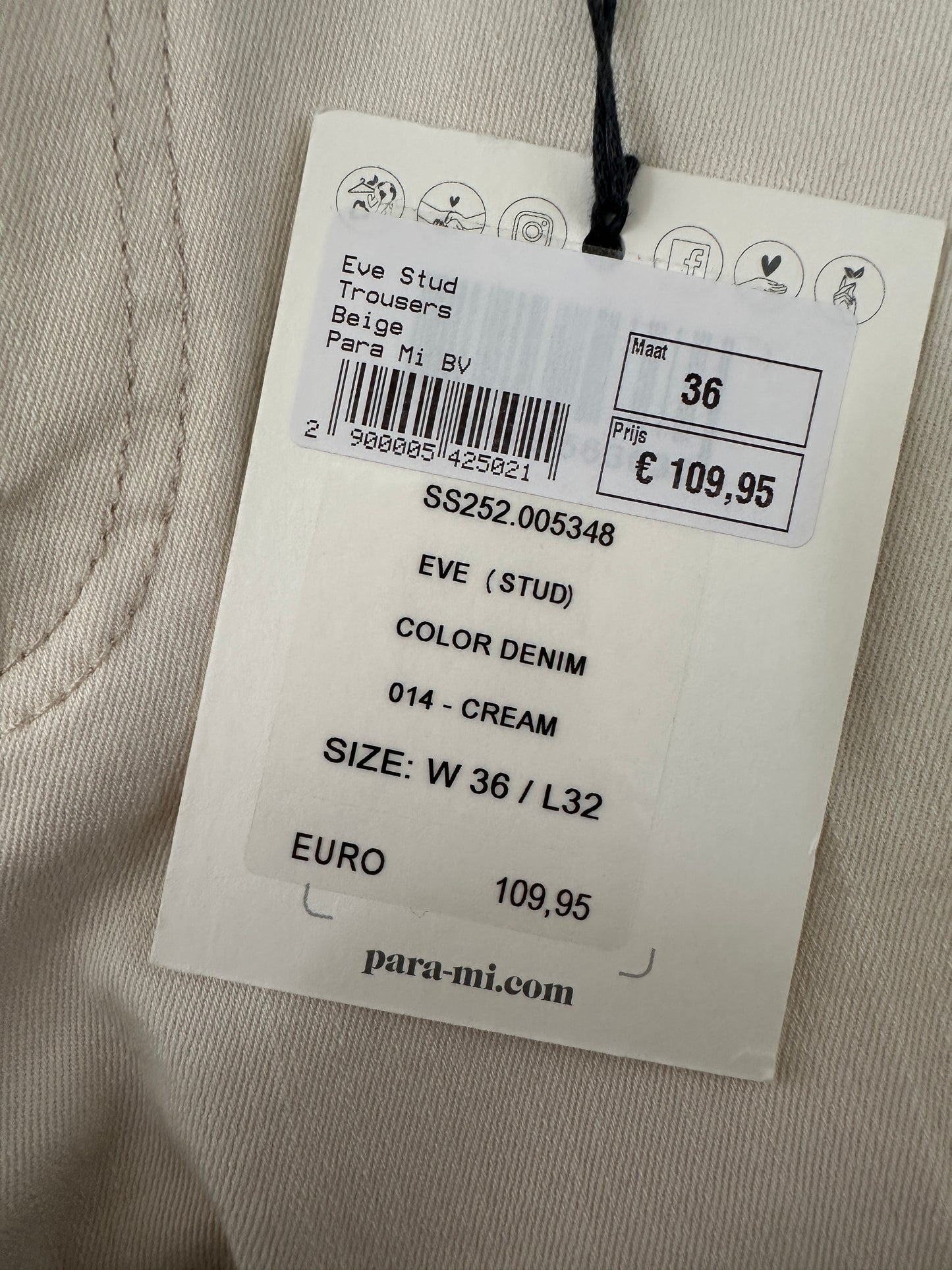 Para Mi spijkerbroek NIEUW (meerdere maten)