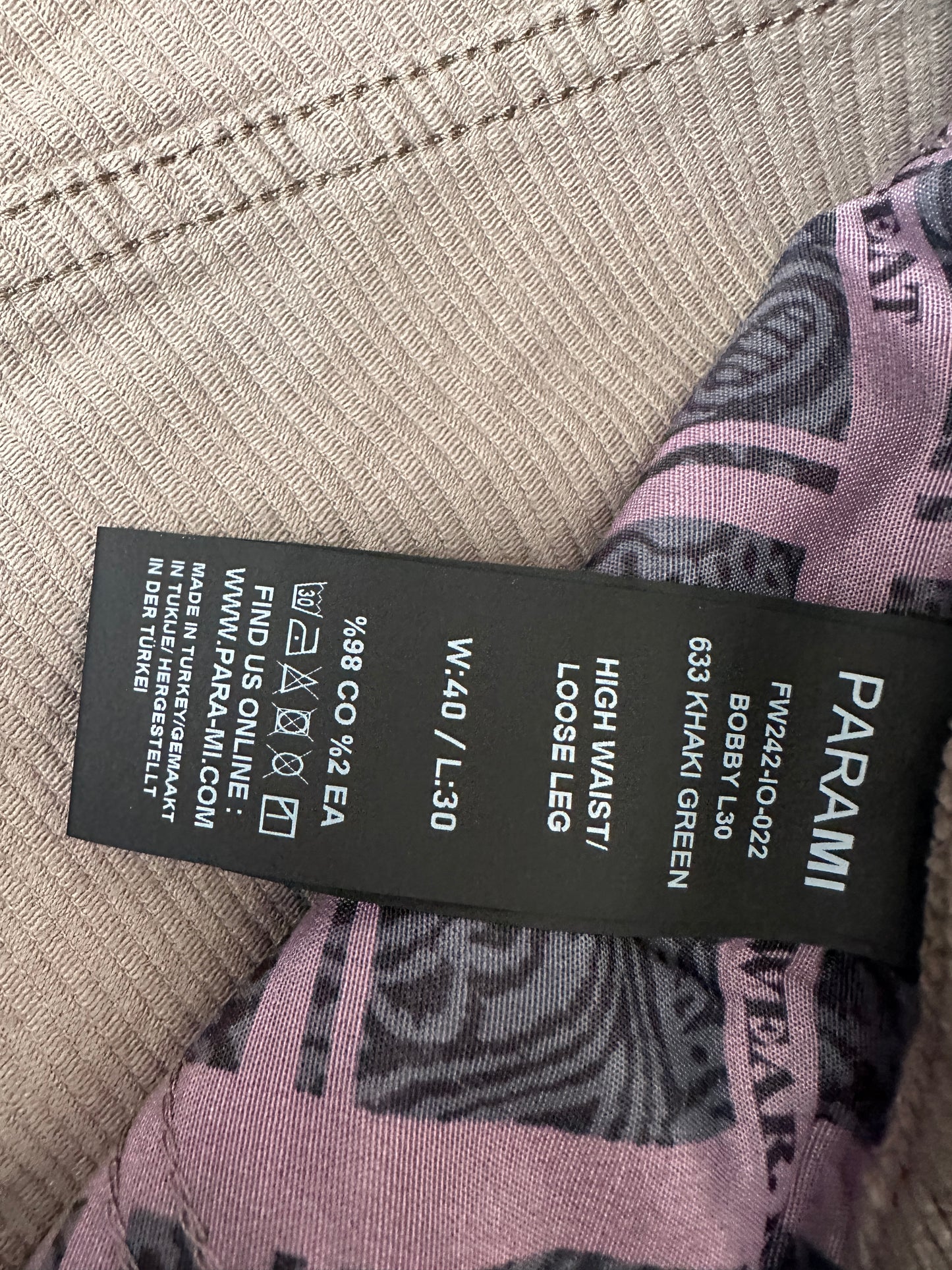 Para Mi broek NIEUW L