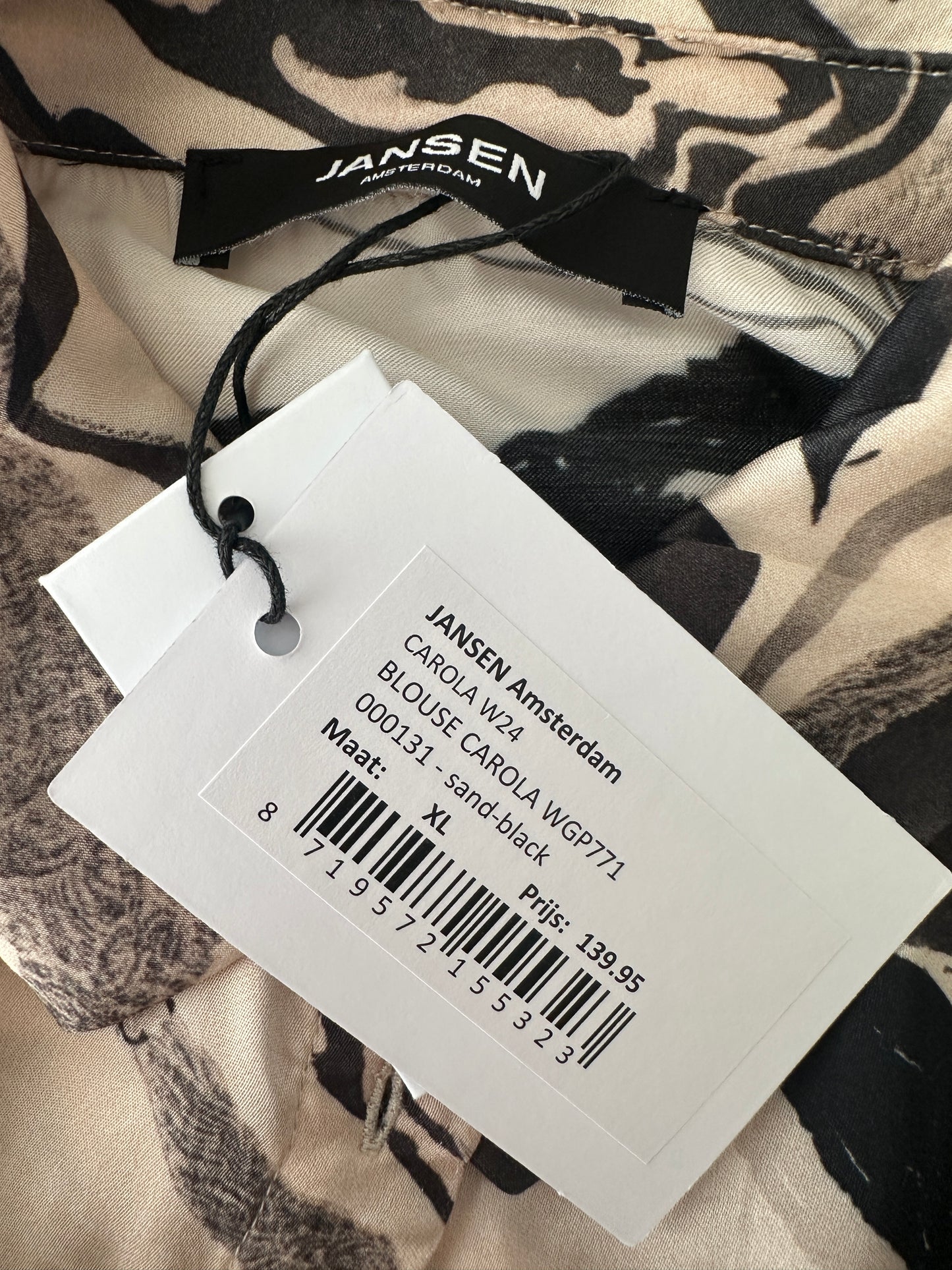 Jansen Amsterdam blouse NIEUW L