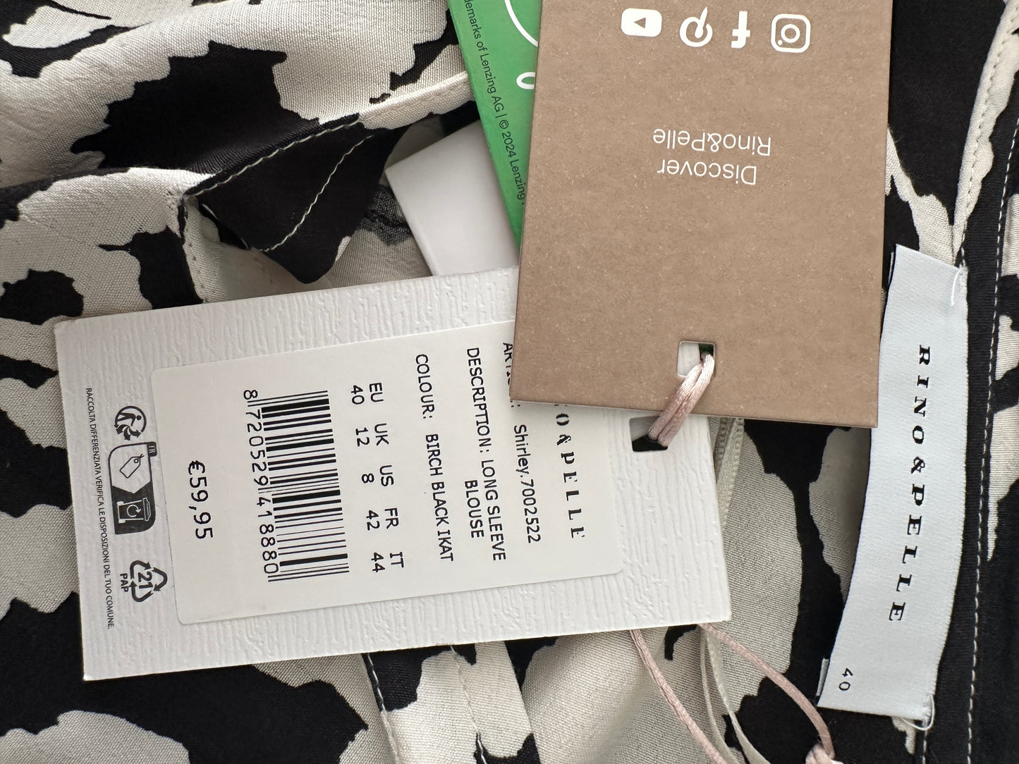 Rino & Pelle shirt lange mouw NIEUW L