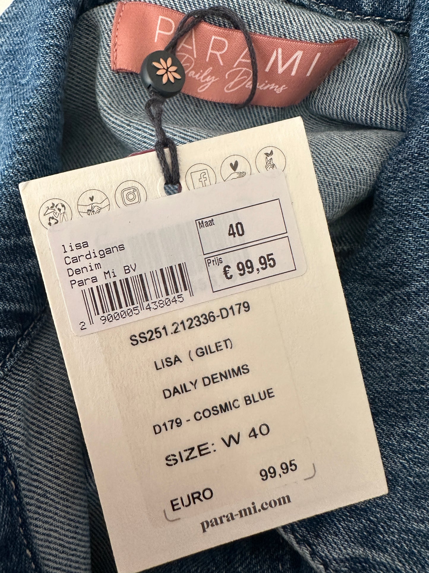 Para Mi gilet NIEUW L