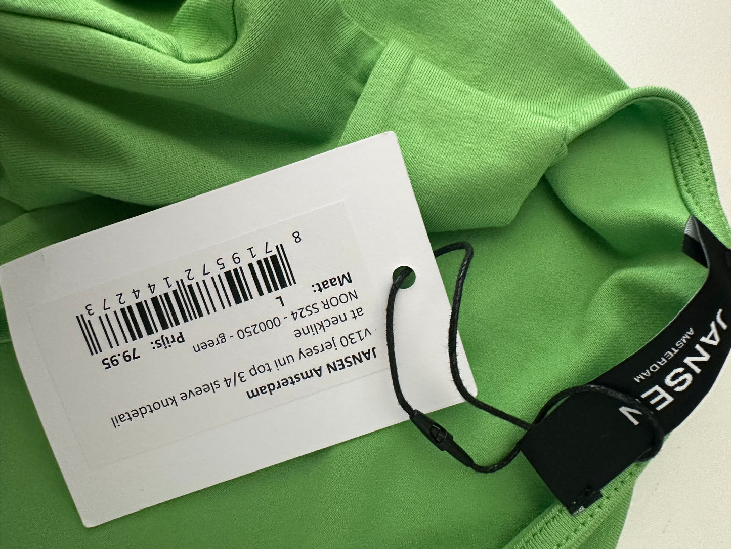 Jansen Amsterdam shirt lange mouw NIEUW M