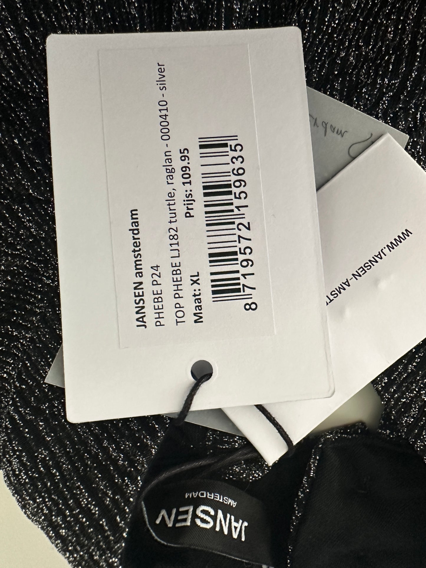 Jansen Amsterdam shirt lange mouw NIEUW L