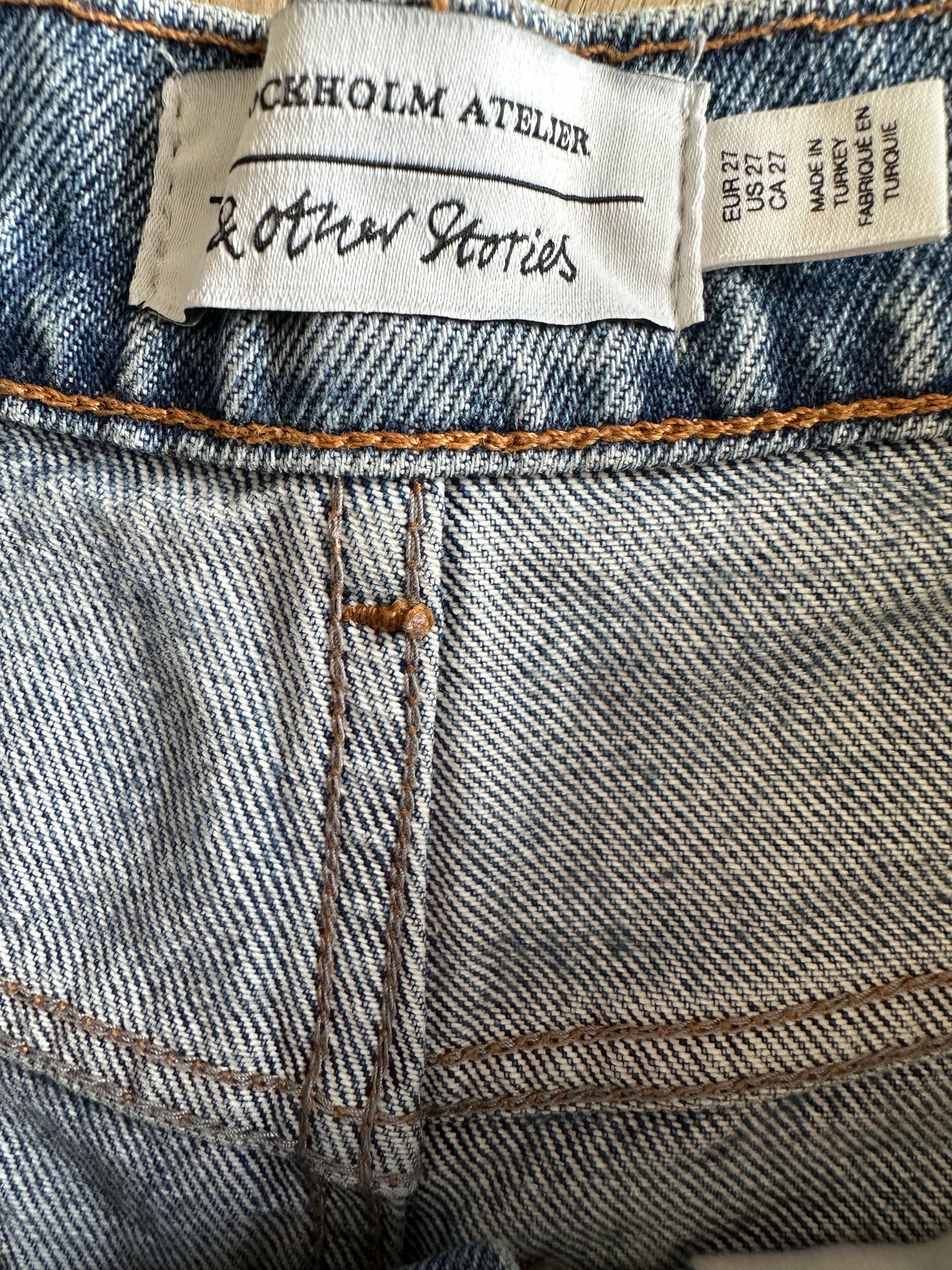 & Other Stories korte spijkerbroek 27