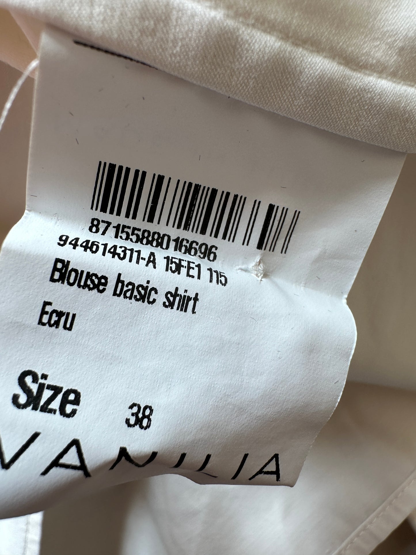 Vanilia blouse S