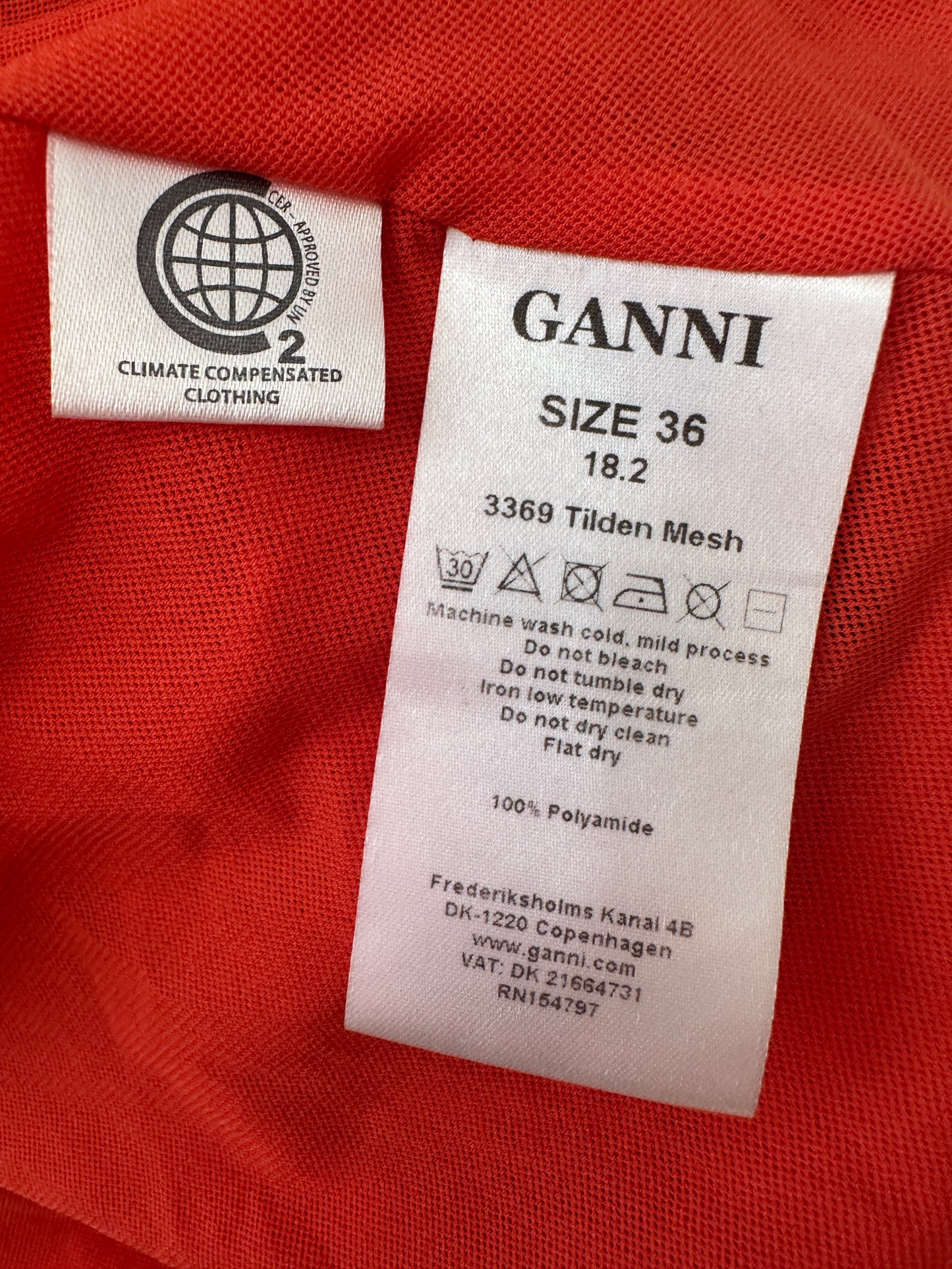 Ganni maxi jurk S