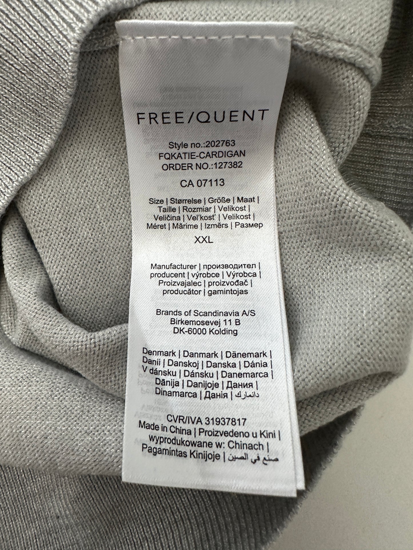 Freequent vest NIEUW XXL