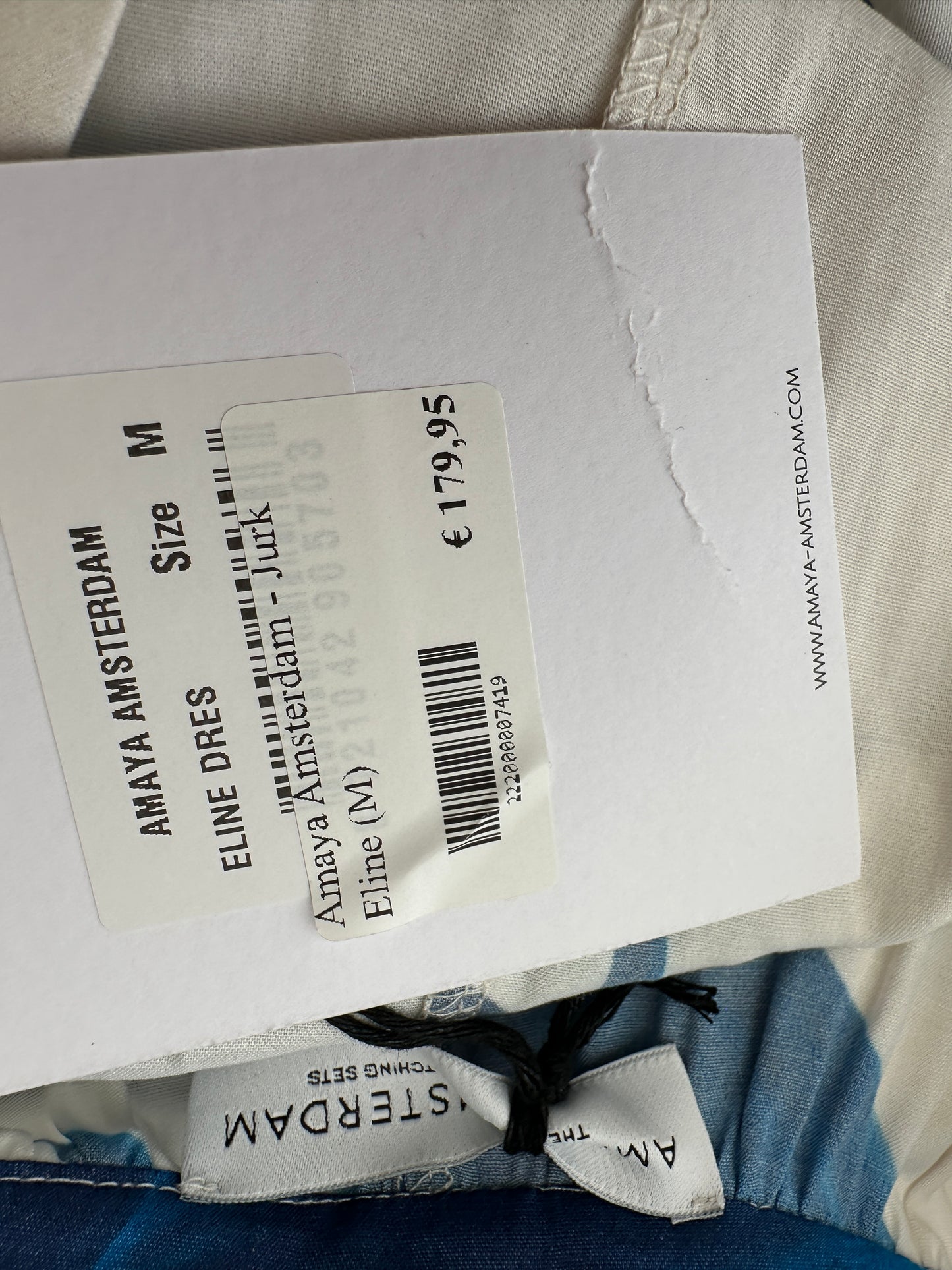 Amaya Amsterdam maxi jurk NIEUW M
