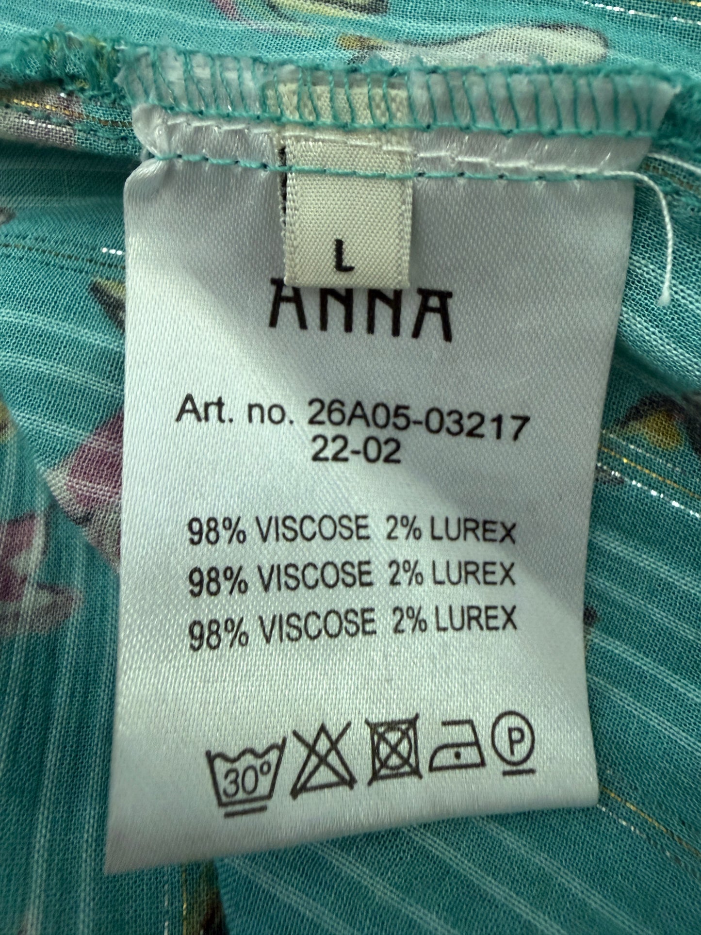 Anna van Toor shirt lange mouw L