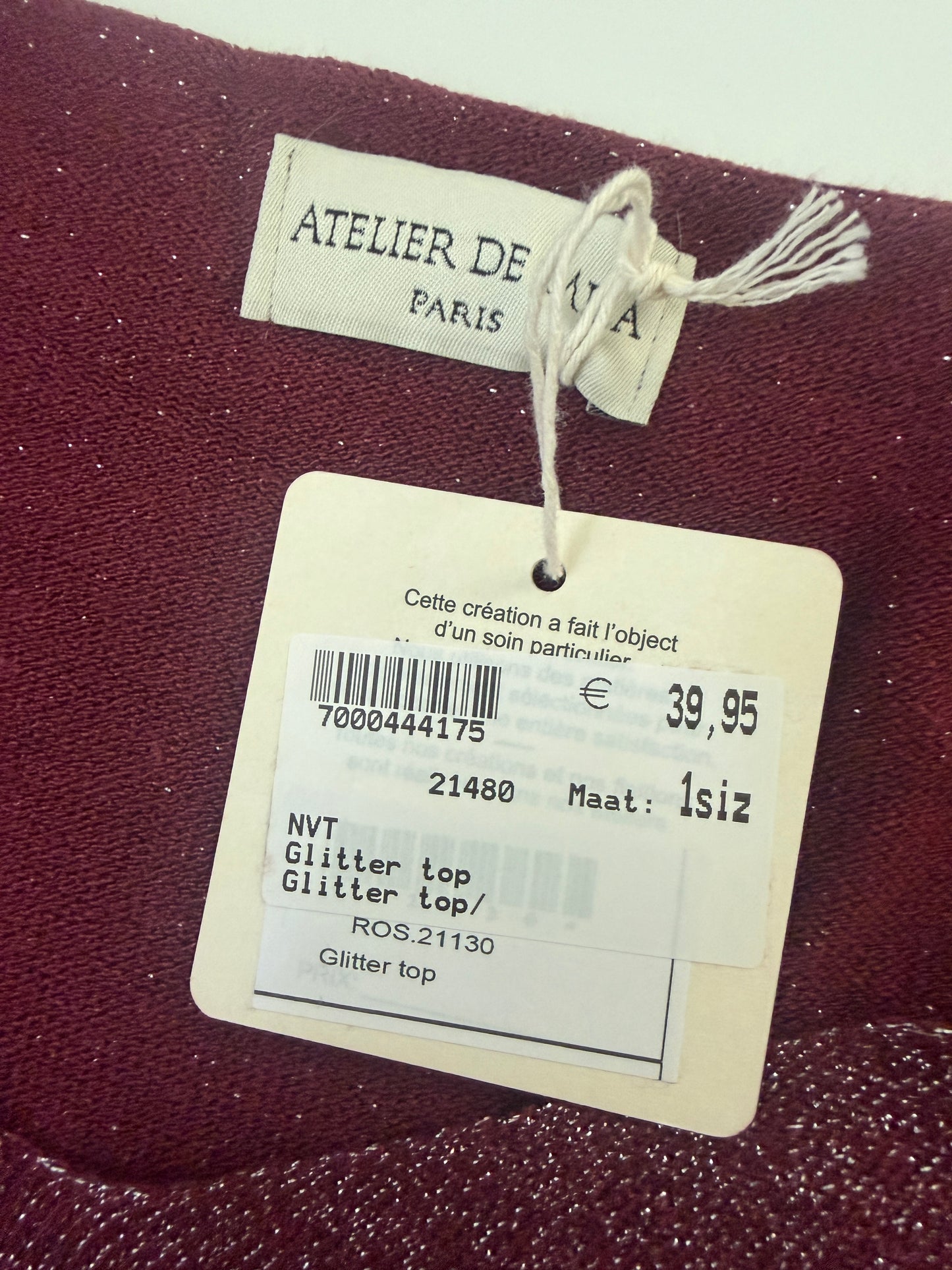 Atelier de Mila trui NIEUW One Size