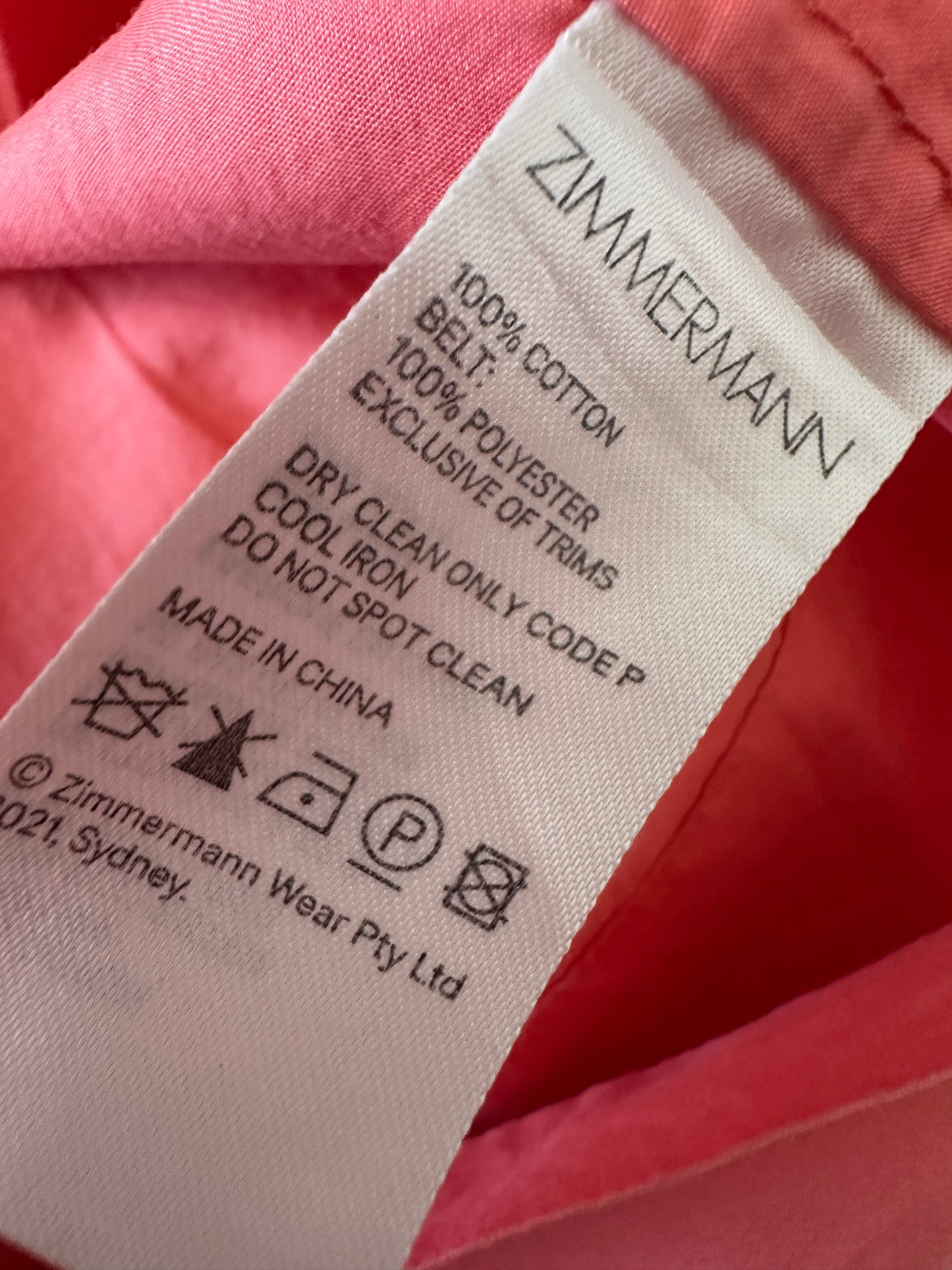 Zimmermann jurk L