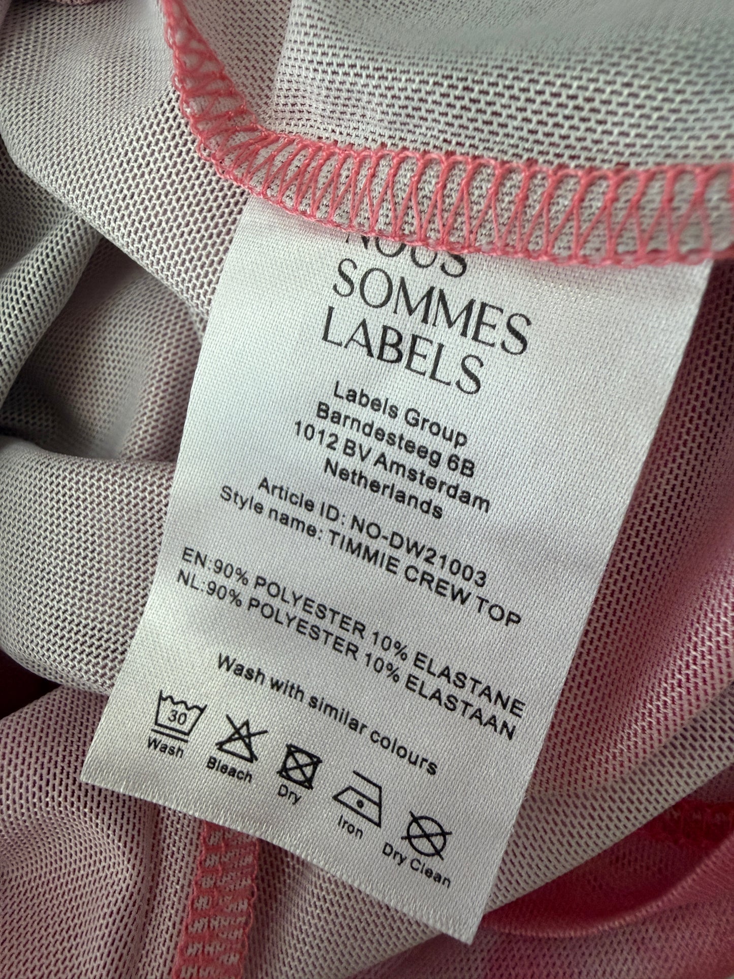 Nous Sommes Labels shirt lange mouw S