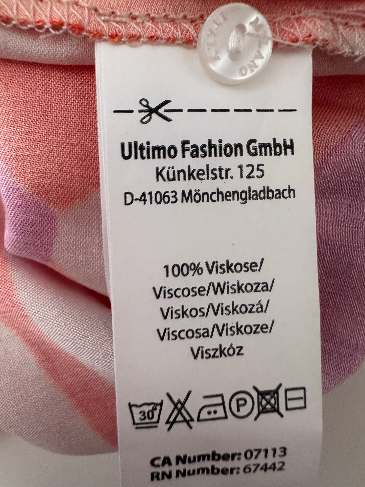Milano Italy shirt lange mouw NIEUW L