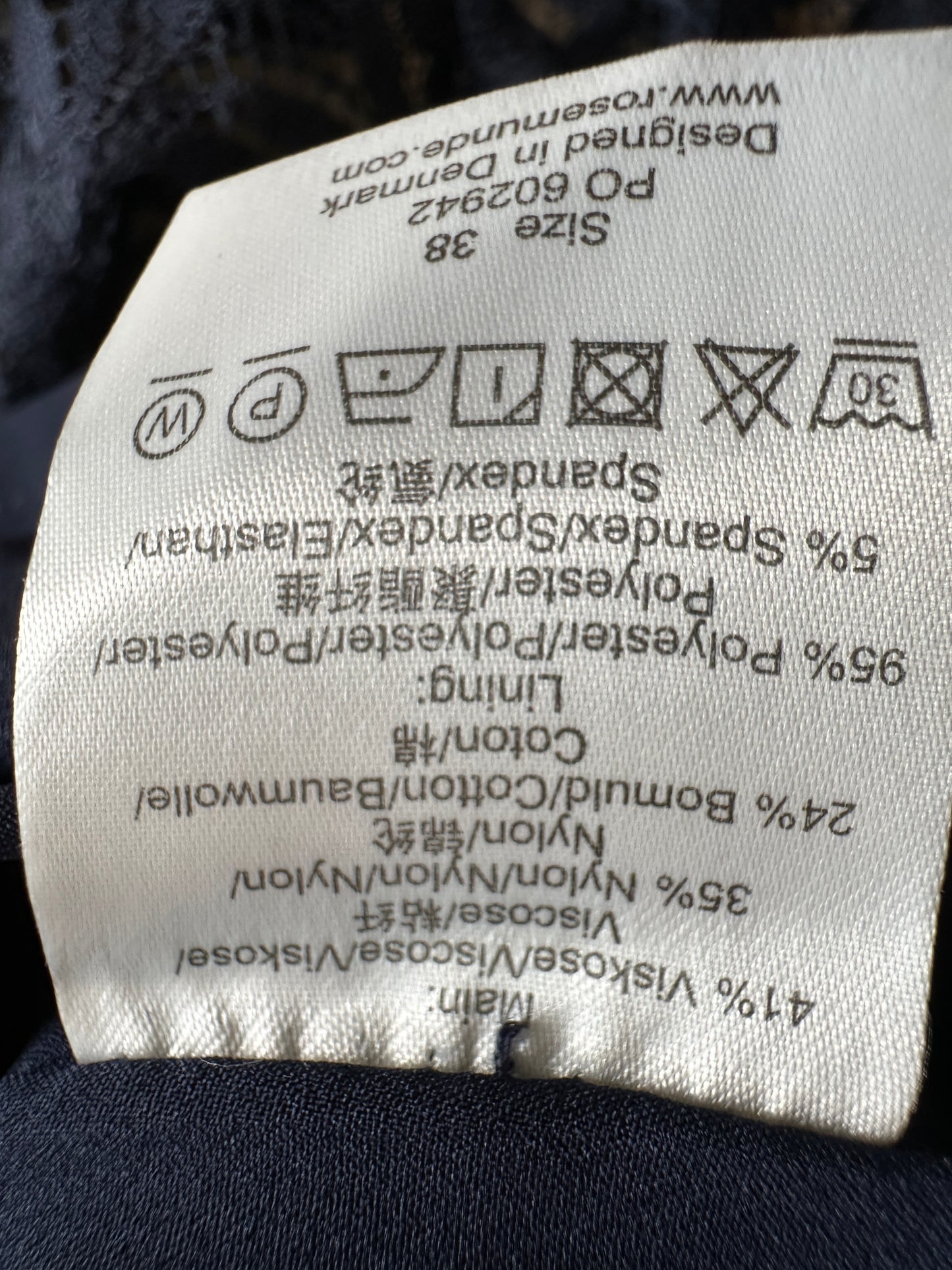Rosemunde jurk S