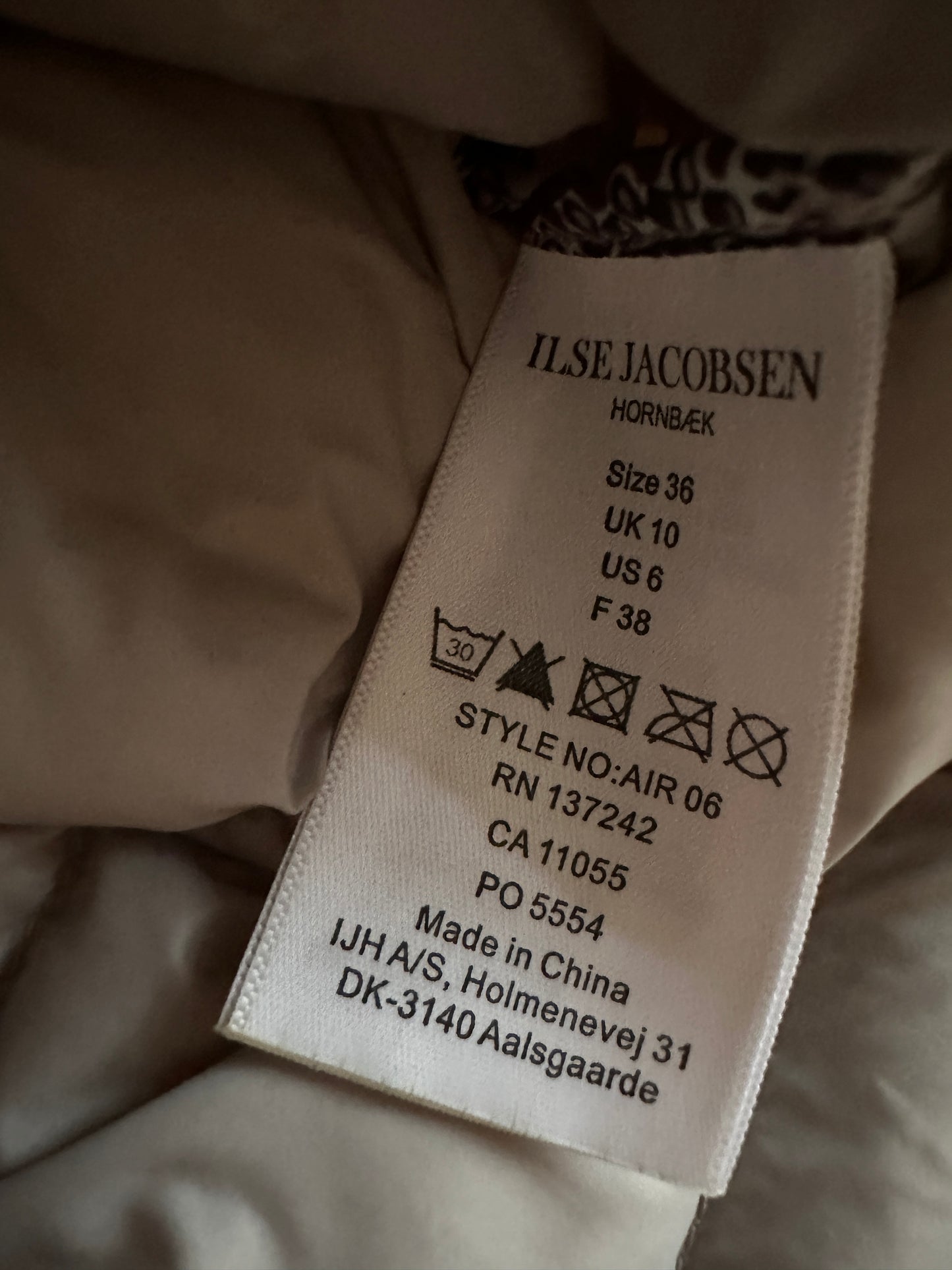 Ilse Jacobsen jas S