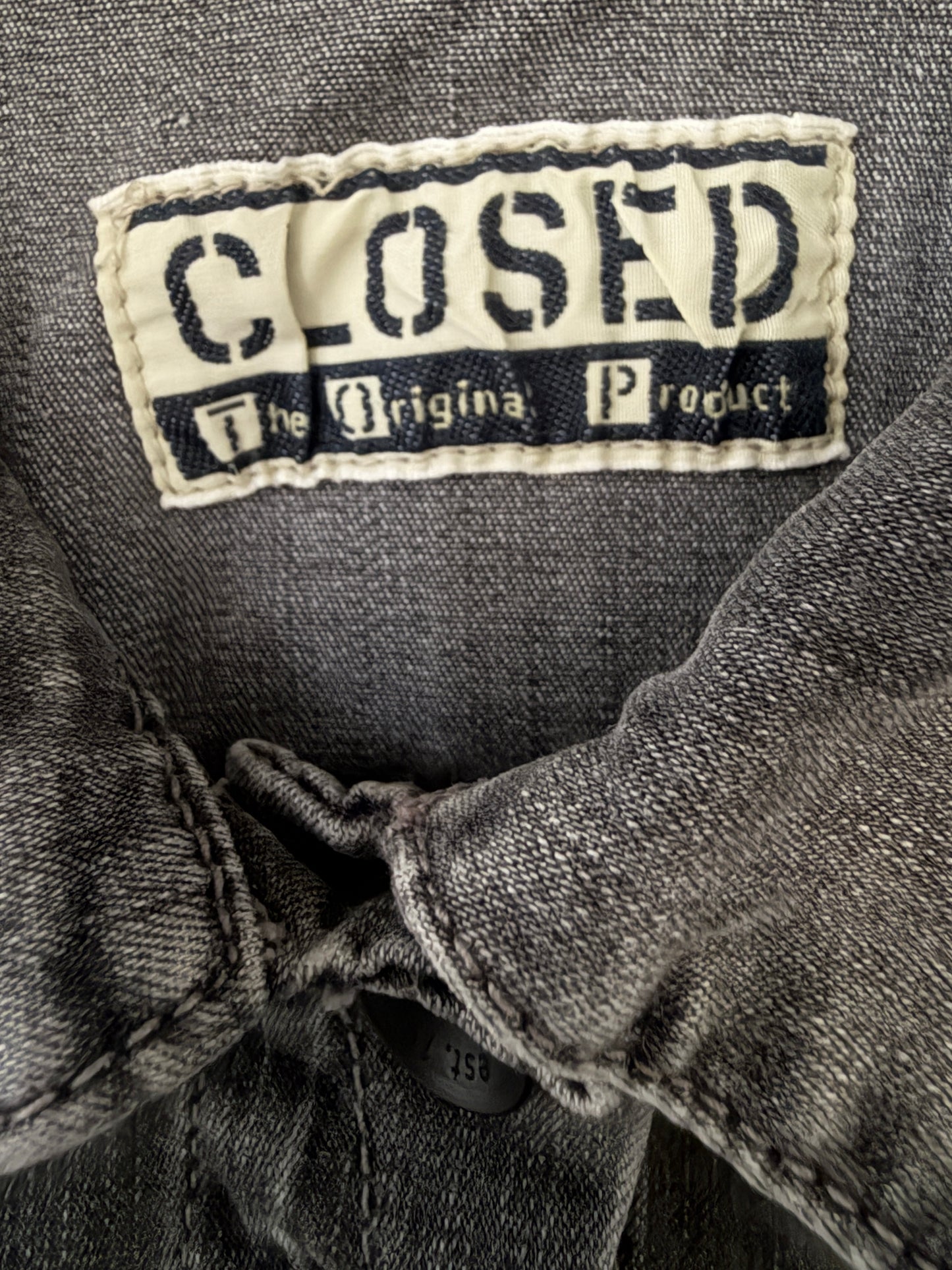 Geschlossene Jeansweste S