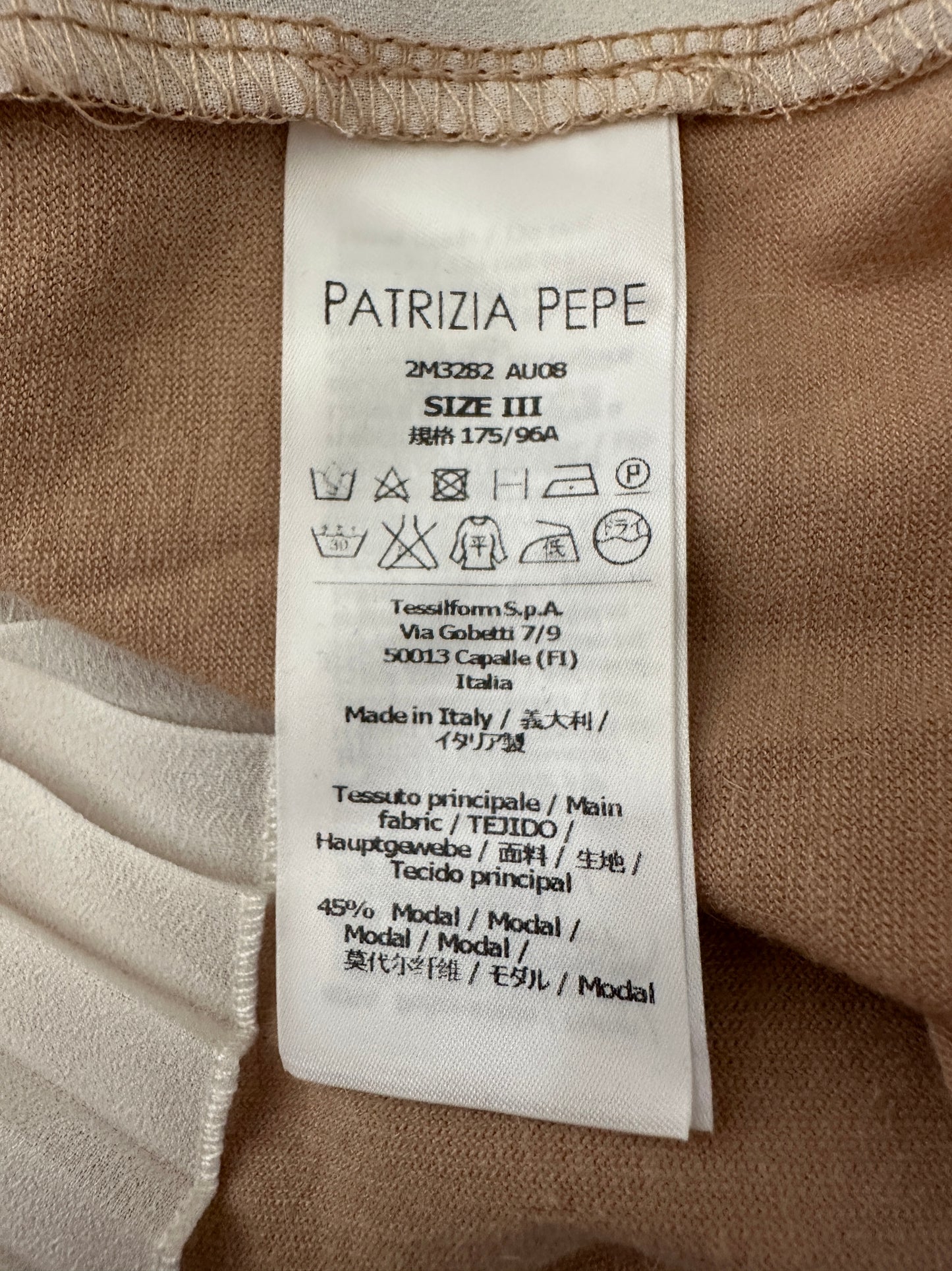 Patrizia Pepe shirt lange mouw NIEUW L