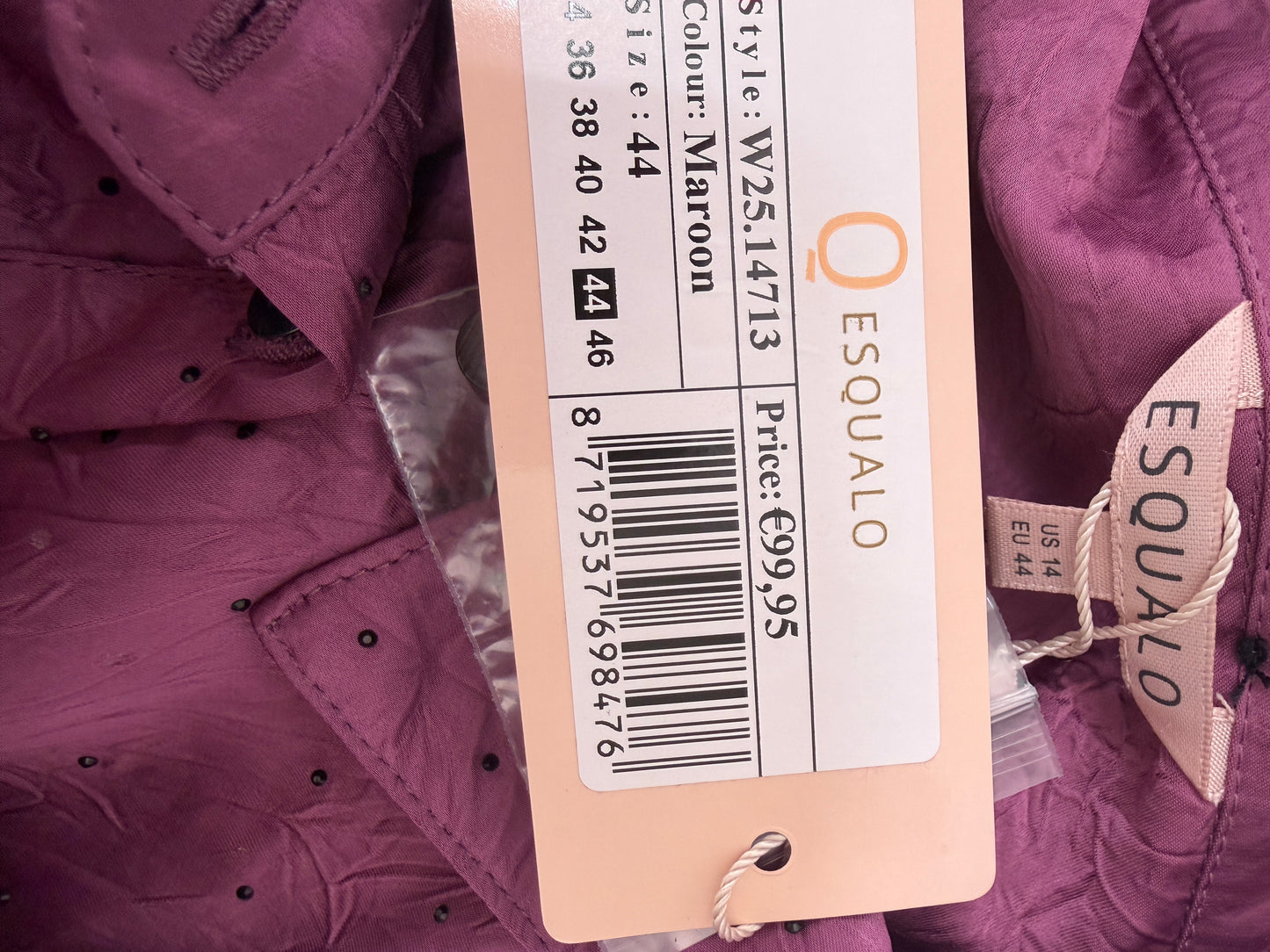 Esqualo blouse NIEUW XXL