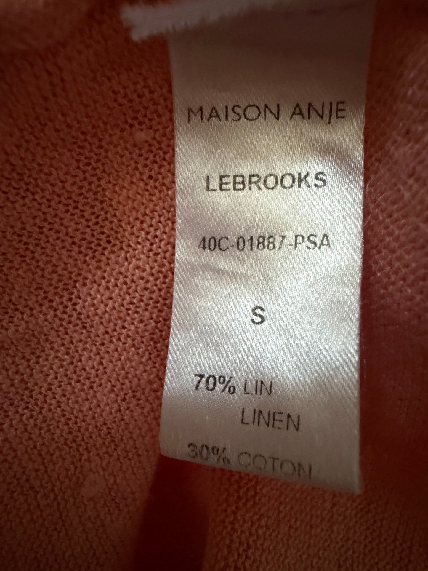 Maison Anje shirt lange mouw S