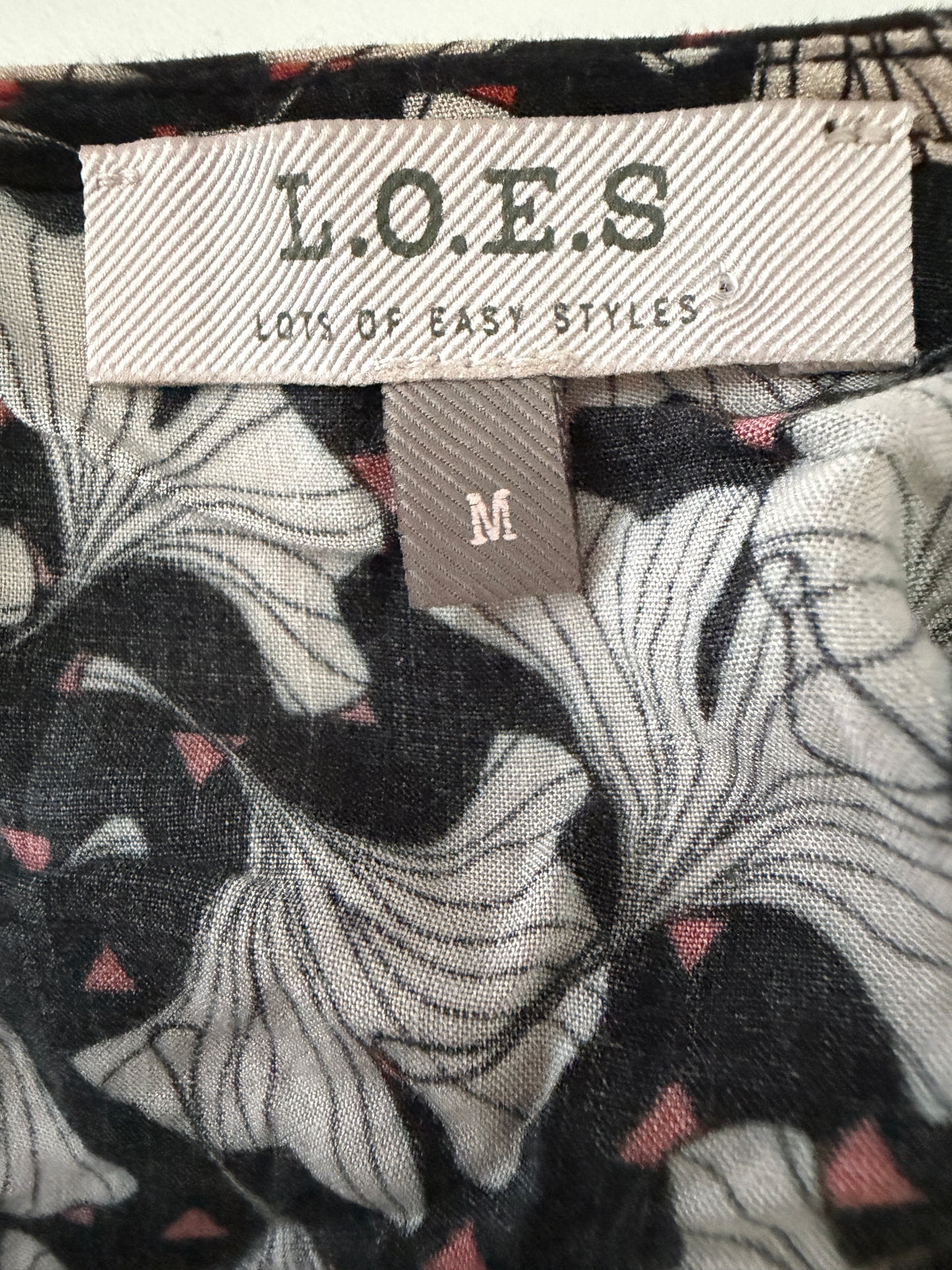 L.O.E.S shirt lange mouw M