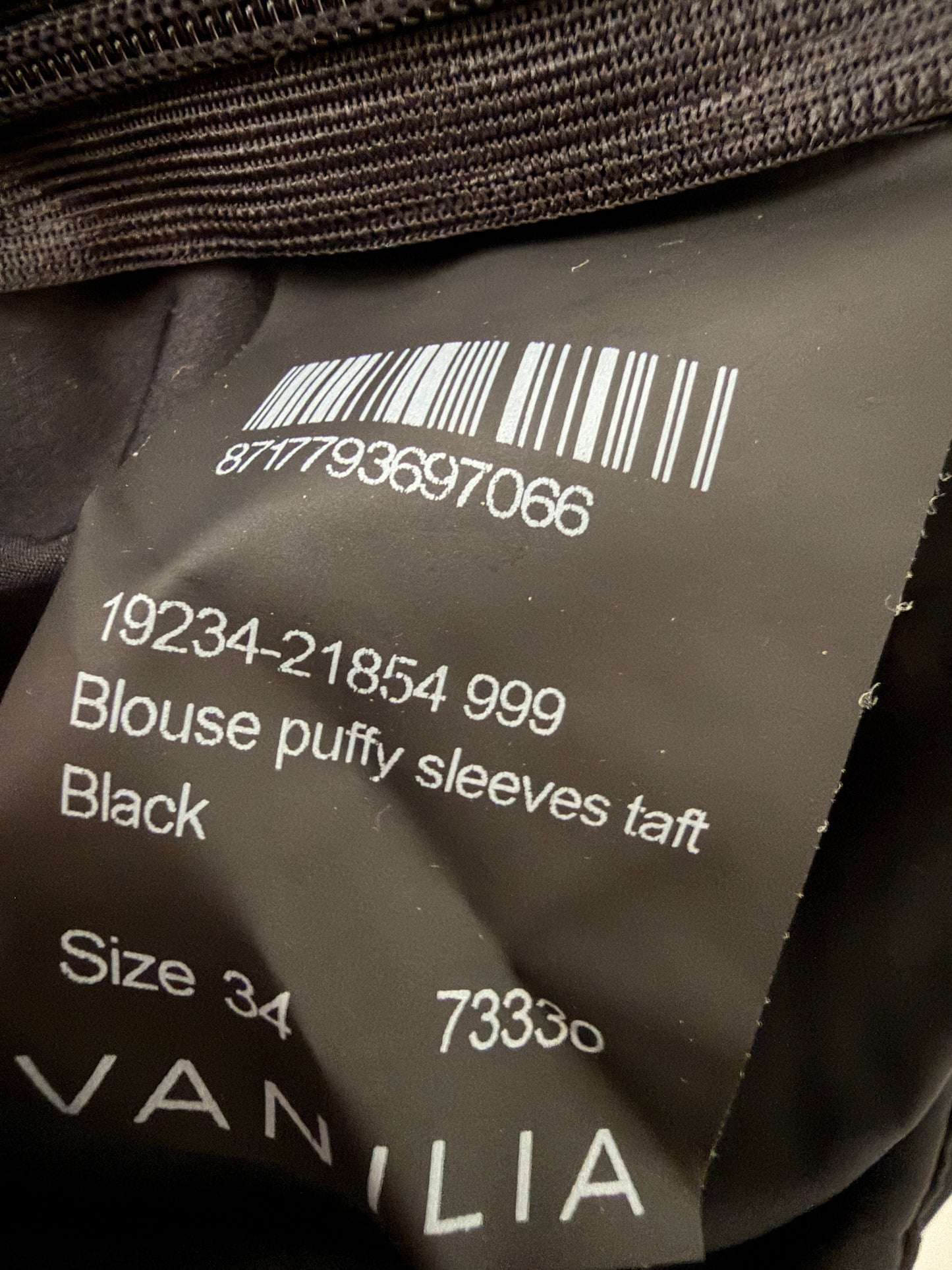 Vanilia shirt long sleeve XS