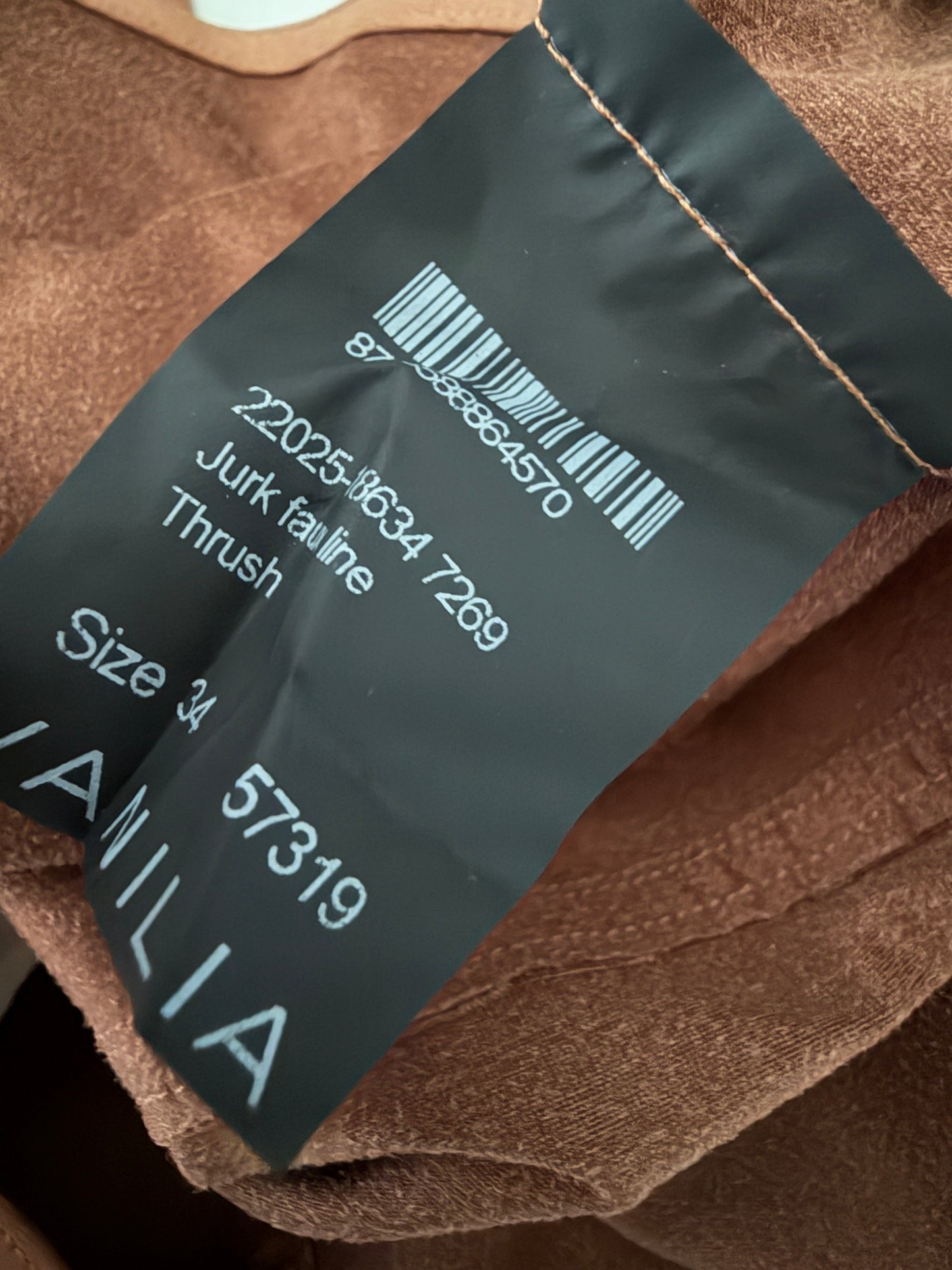 Vanilia jurk NIEUW XS